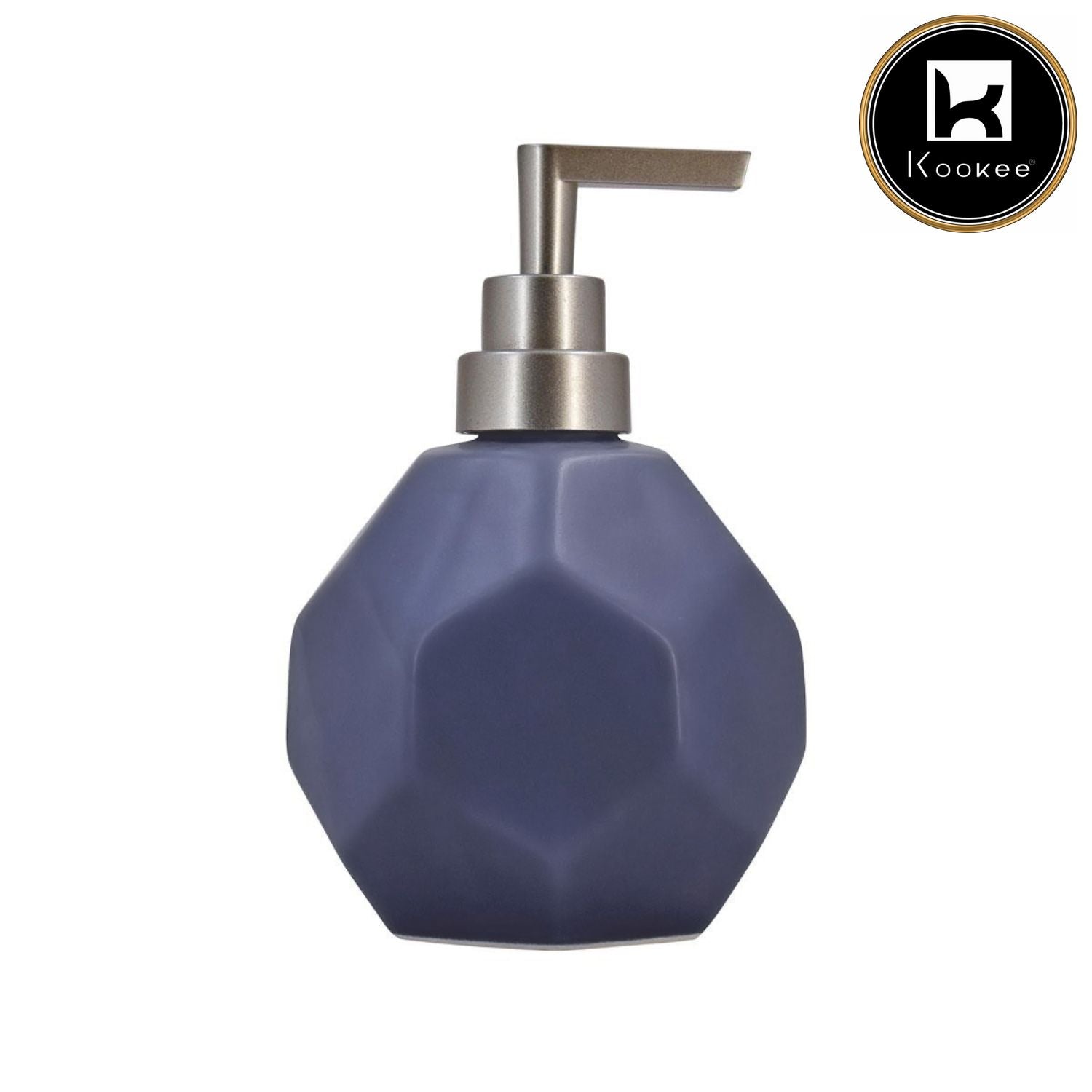 Ceramic Soap Dispenser for handwash for Bathroom, Blue, (Set of 1) (8022)