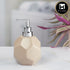 Kookee Ceramic Soap Dispenser with Stylish Refillable Pump Bottle for Bathroom Handwash & Kitchen Wash Basin, Perfect for Hand Soap, Lotion, and more, Brown,