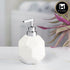 Ceramic Soap Dispenser for handwash for Bathroom, White, (Set of 1) (8027)