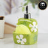 Ceramic Soap Dispenser for handwash for Bathroom, Green, (Set of 1) (8046)