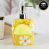 Ceramic Soap Dispenser for handwash for Bathroom, Yellow, (Set of 1) (8047)