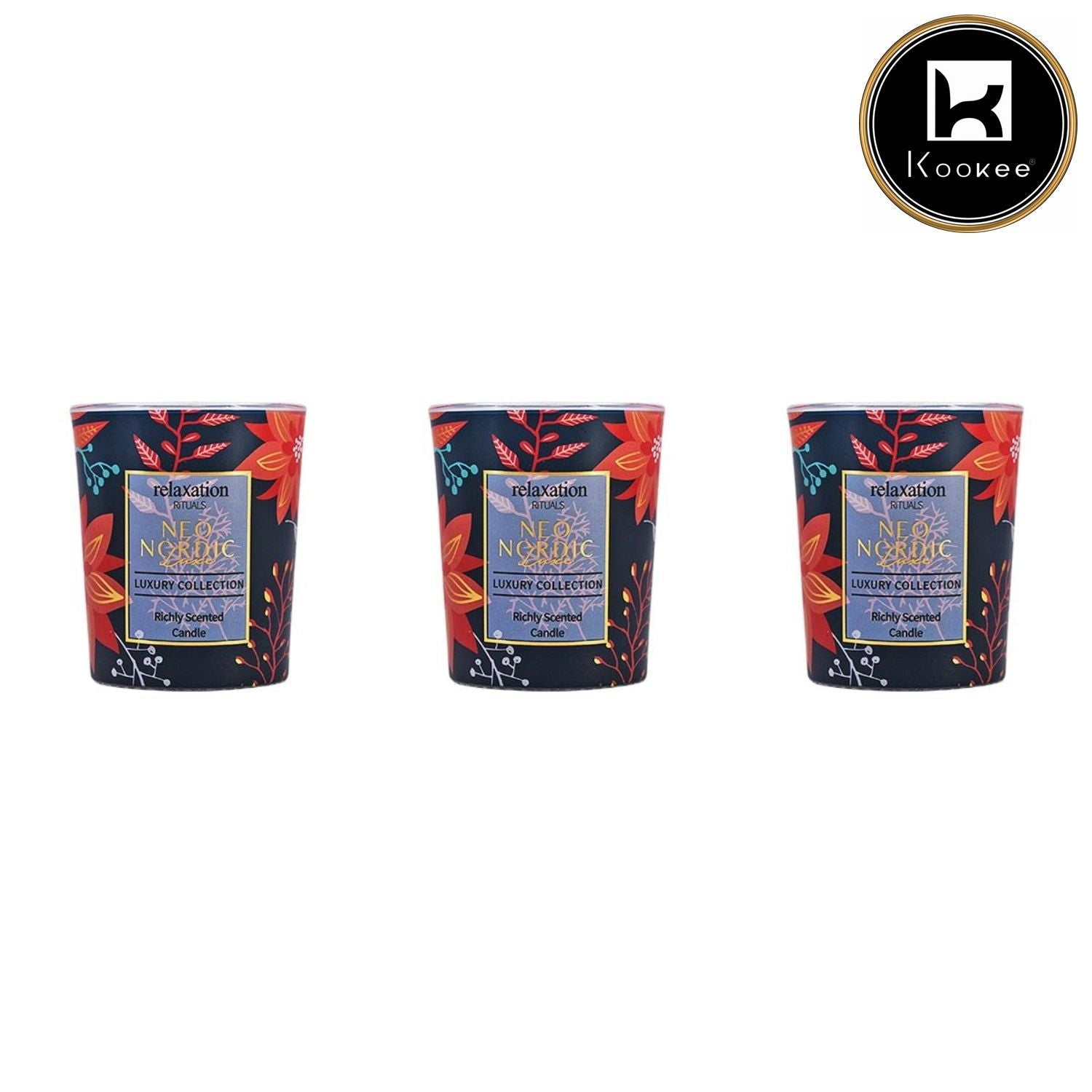 Soy Wax Scented Candle in Glass Jar (V-CANDL-001)