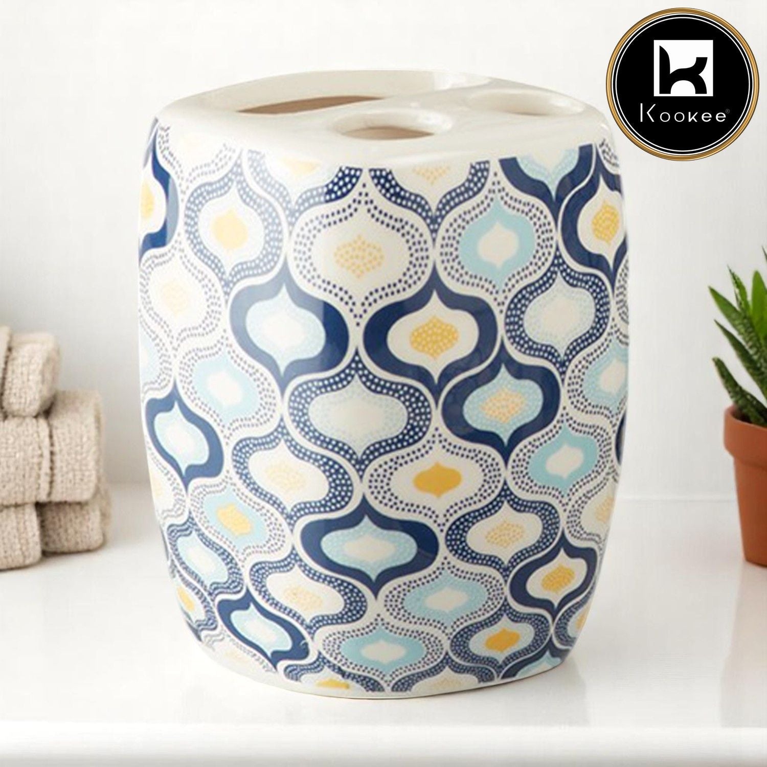 Ceramic Toothbrush Holders, 1 piece (8068-TH)