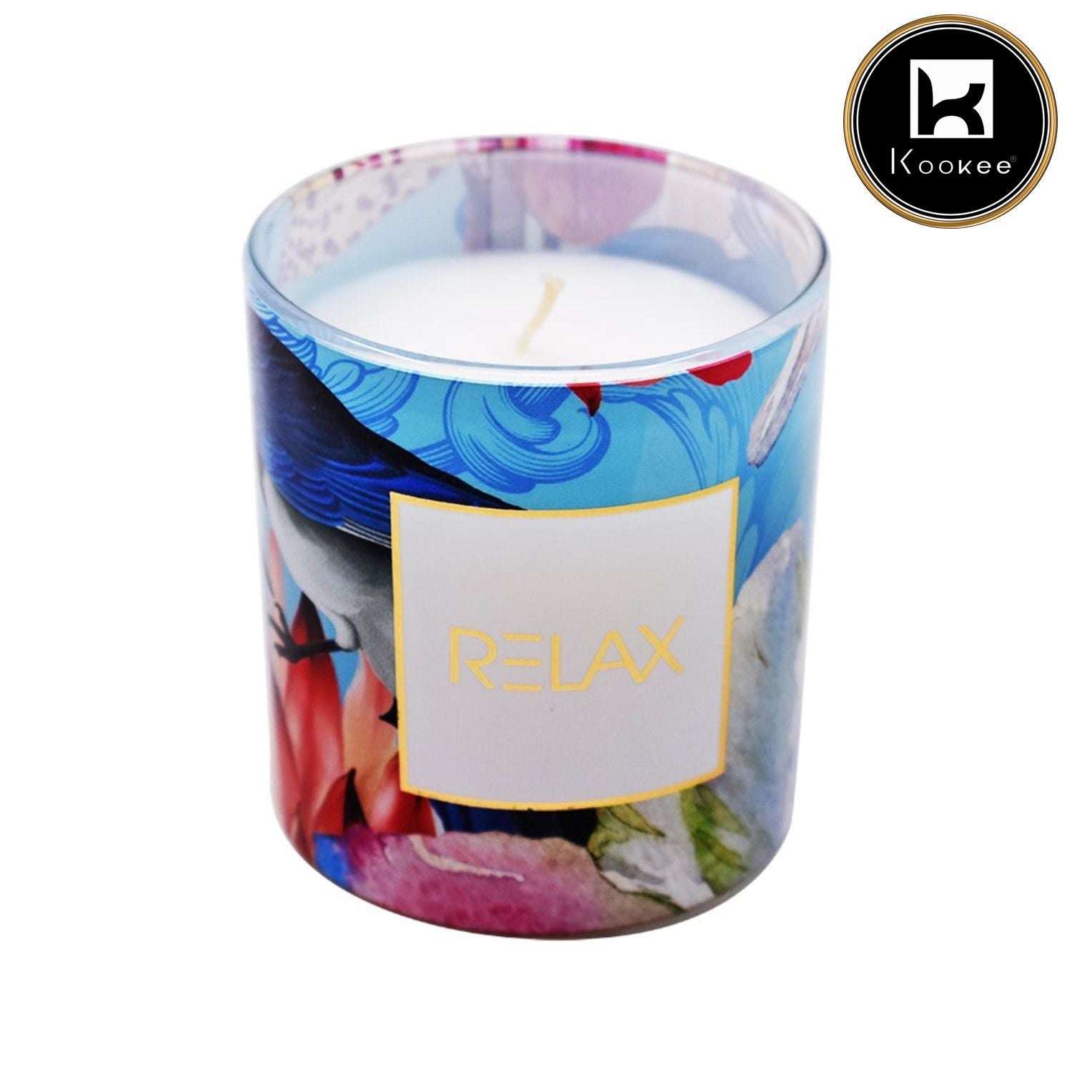 Soy Wax Scented Candle in Glass Jar (40H Burn Time) (AXW2049-A)