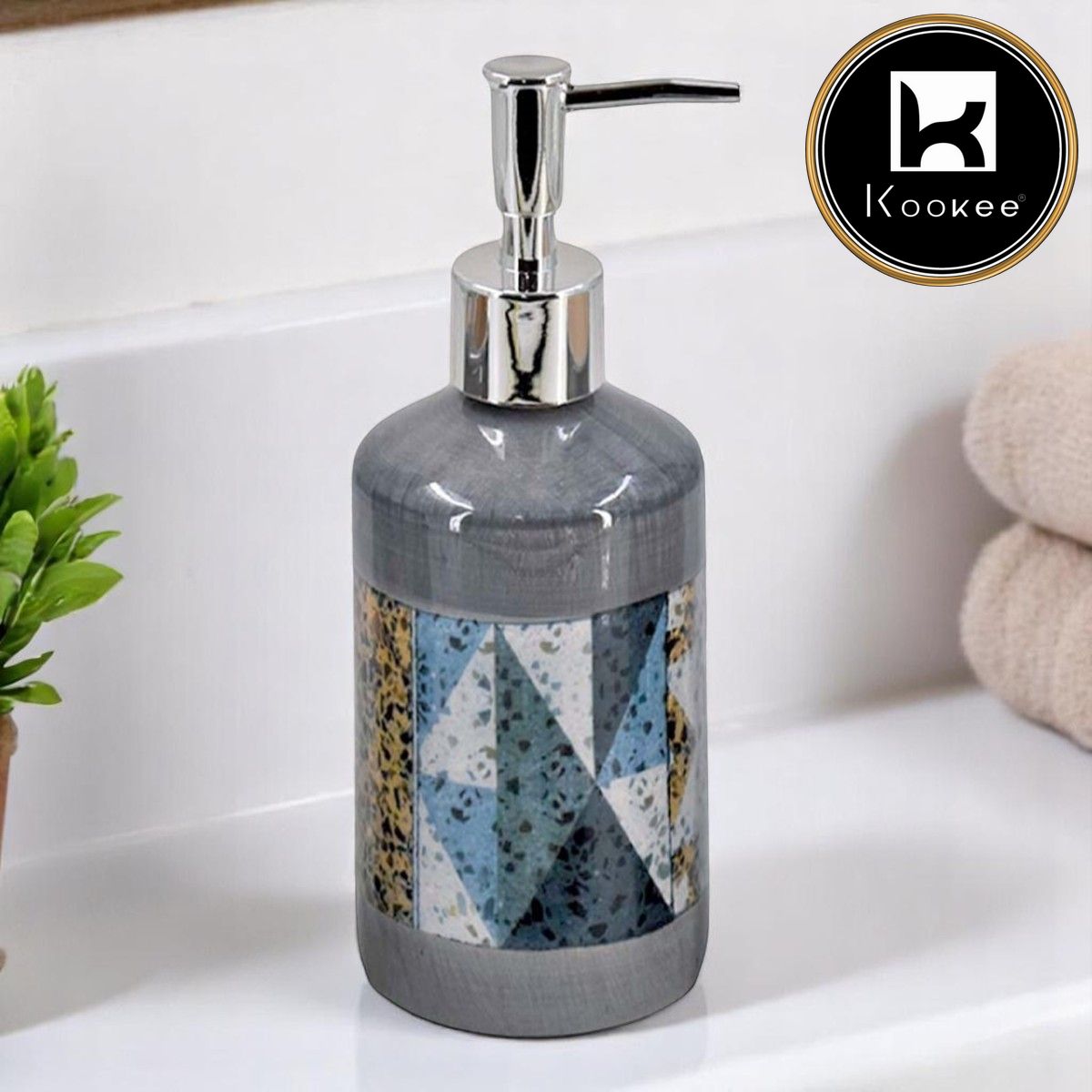 Kookee Ceramic Soap Dispensers, 1 piece (8114-SD)