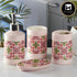 Ceramic Bathroom Set of 4 with Soap Dispenser (8119)