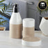 Ceramic Bathroom Set of 3 with Soap Dispenser (8132)