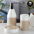 Ceramic Bathroom Set of 3 with Soap Dispenser (8132)