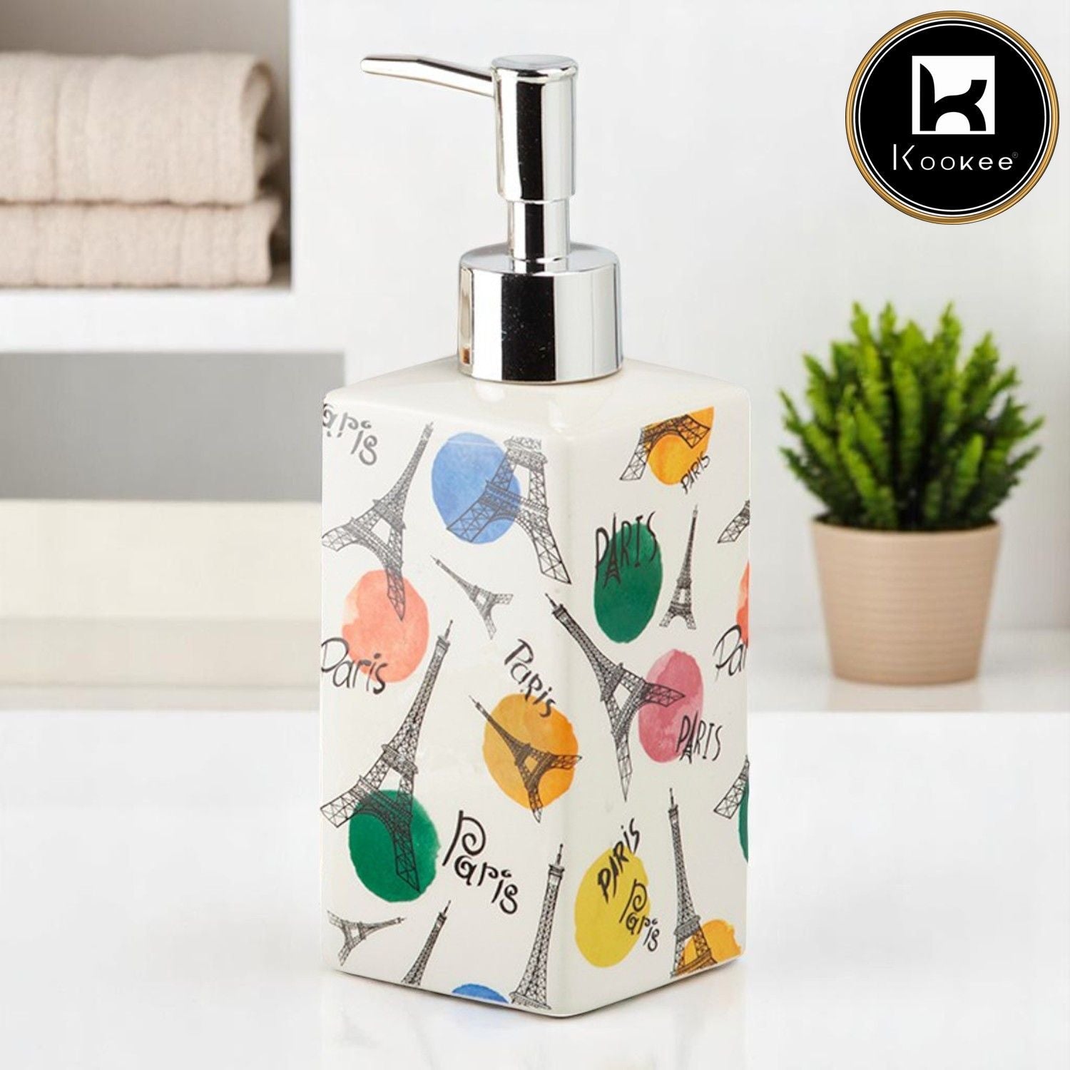 Kookee Ceramic Soap Dispensers, 1 piece (8138-SD)