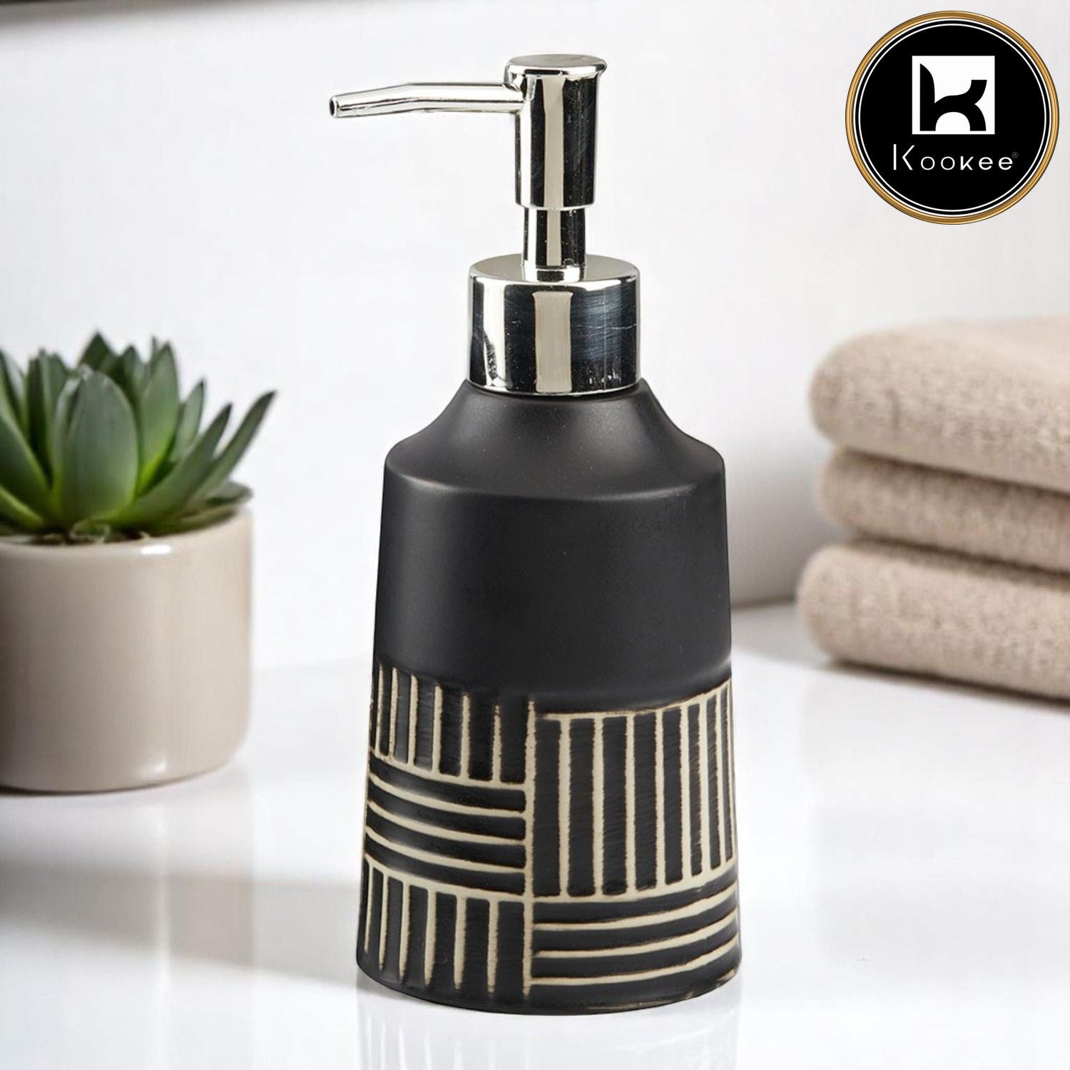 Kookee Ceramic Soap Dispensers, 1 piece (8143-SD)