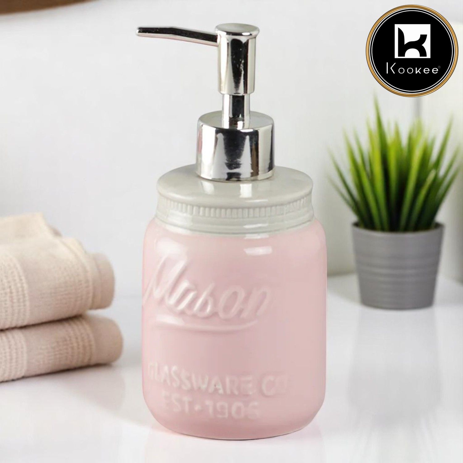 Kookee Ceramic Soap Dispensers, 1 piece (8153-SD)