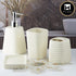 Ceramic Bathroom Set of 4 with Soap Dispenser (8154)