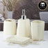 Ceramic Bathroom Set of 4 with Soap Dispenser (8154)