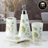 Ceramic Bathroom Accessories Set of 4 with Soap Dispenser (8171)