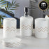 Ceramic Bathroom Accessories Set of 4 Bath Set with Soap Dispenser (8216)