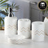 Ceramic Bathroom Accessories Set of 4 Bath Set with Soap Dispenser (8216)