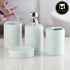 Ceramic Bathroom Accessories Set of 4 with Soap Dispenser (8219)