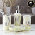 Ceramic Bathroom Set of 4 with Soap Dispenser (8220)