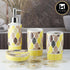 Ceramic Bathroom Set of 4 with Soap Dispenser (8221)