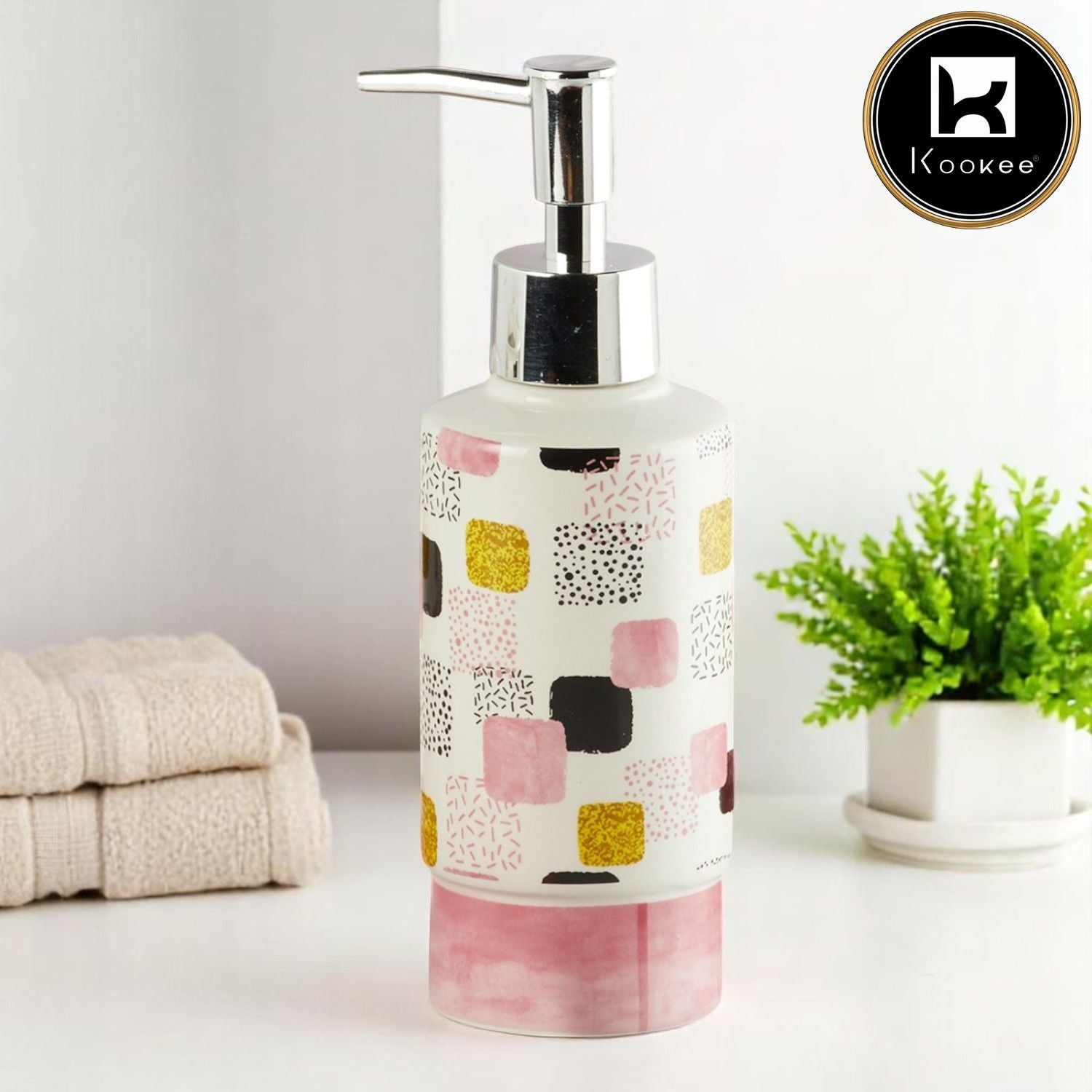 Kookee Ceramic Soap Dispensers, 1 piece (8223-SD)