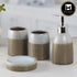 Ceramic Bathroom Set of 4 with Soap Dispenser (8232)