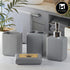 Ceramic Bathroom Set of 4 with Soap Dispenser (8241)