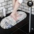 Kookee PVC Bath Mat Non-Slip Pebble Bathtub Mat L=69cm x W=35cm