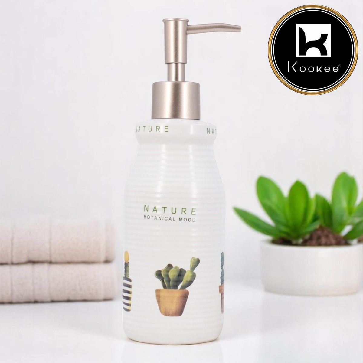 Kookee Ceramic Soap Dispensers, 1 piece (8290-SD)