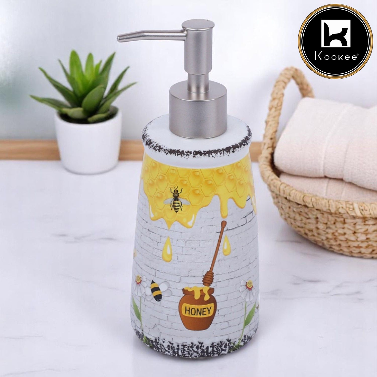 Kookee Ceramic Soap Dispensers, 1 piece (8292-SD)