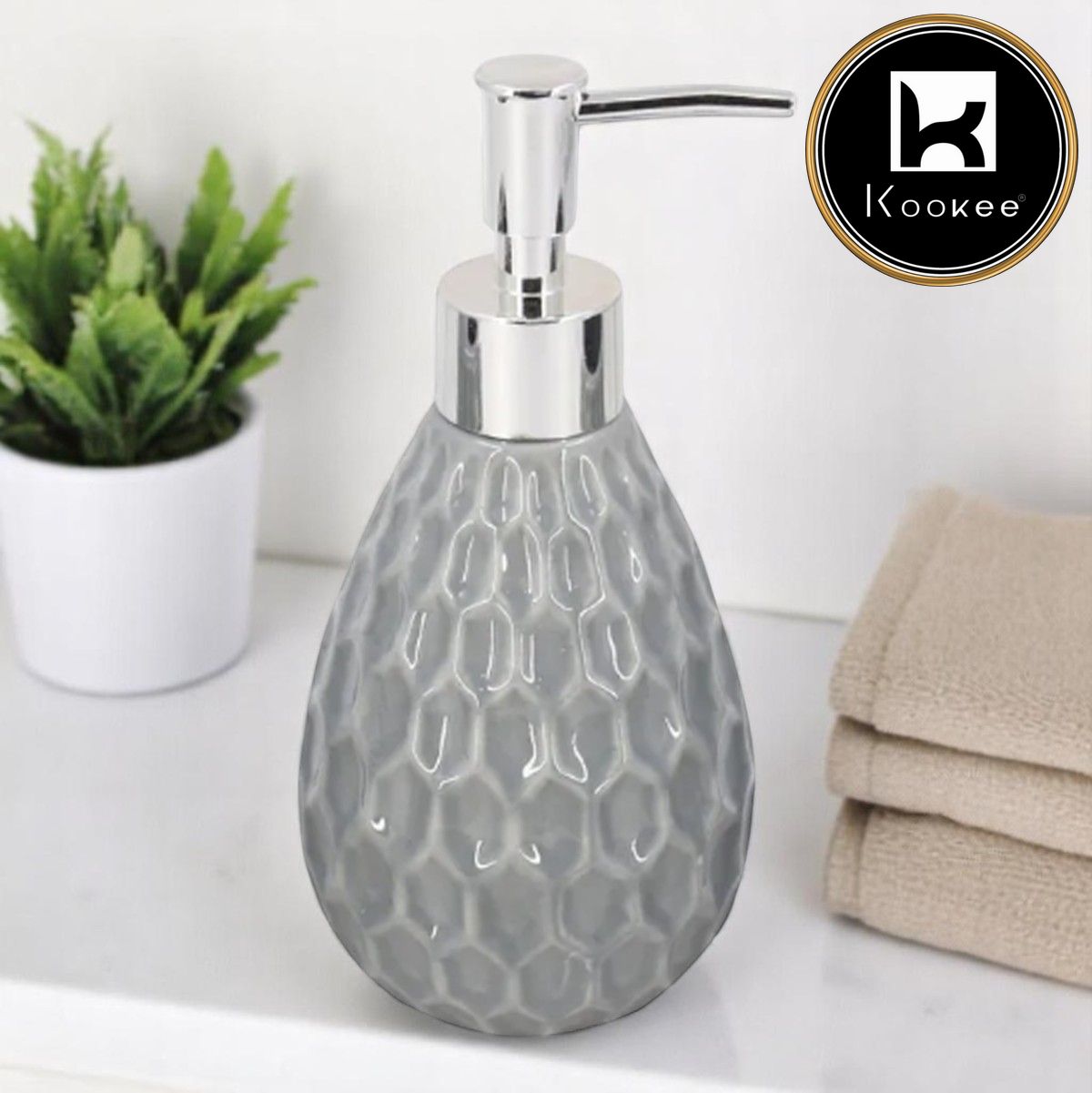 Kookee Ceramic Soap Dispensers, 1 piece (8309-SD)