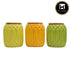 Ceramic Canister Jars & Containers Set (Pack of 3) (GS16-11B)