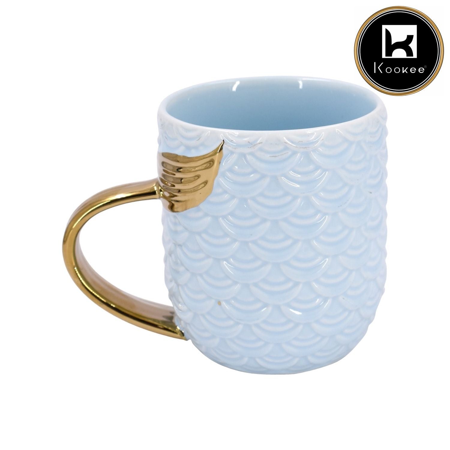 Fancy Ceramic Coffee or Tea Mug with Handle - 325ml (8054-B)