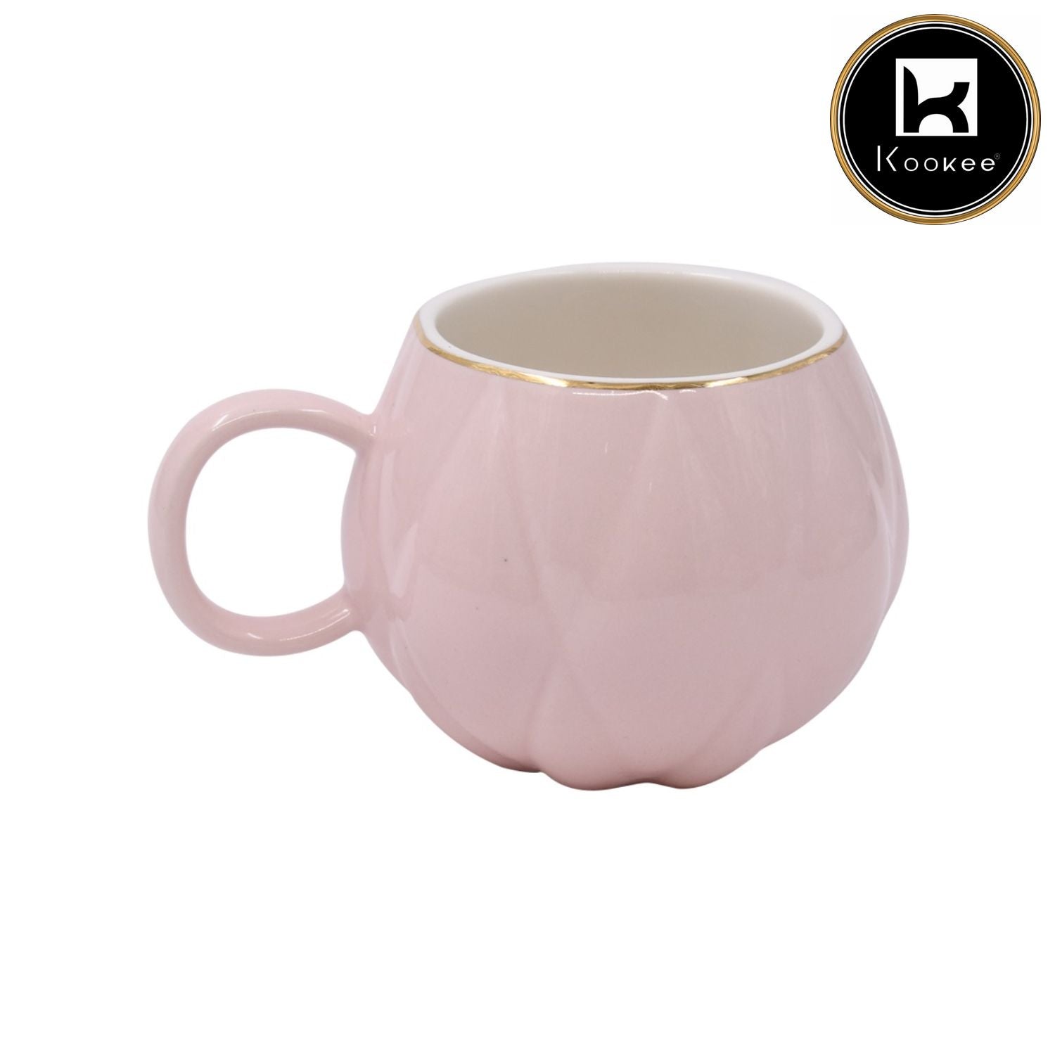 Fancy Ceramic Coffee or Tea Mug with Handle - 250ml (M-0770-D)