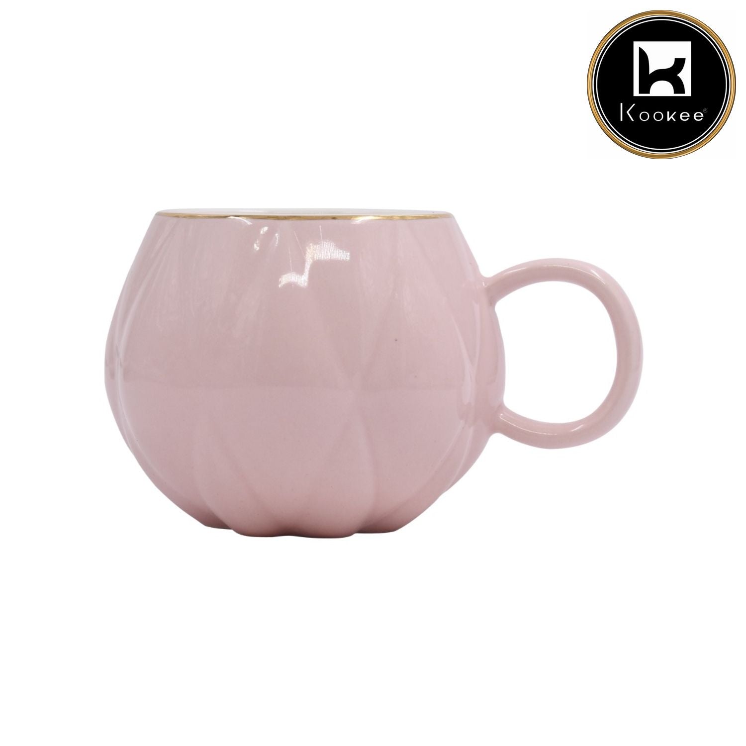 Fancy Ceramic Coffee or Tea Mug with Handle - 250ml (M-0770-D)