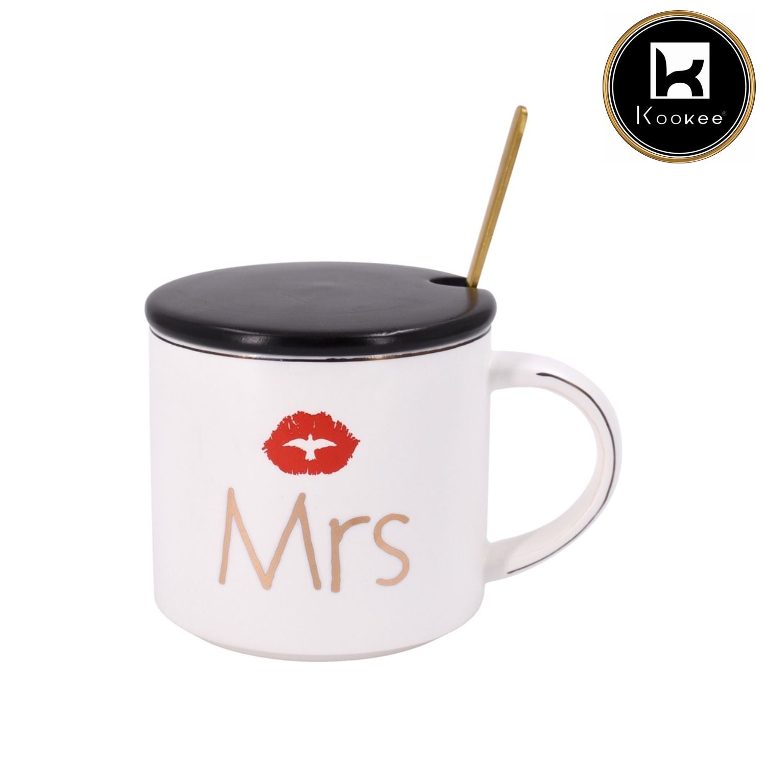 Kookee Fancy Mugs, White, ART08432