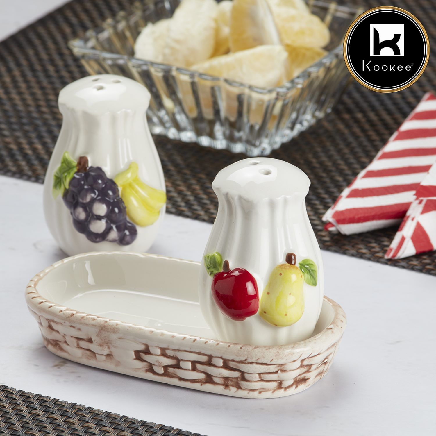 Kookee Salt and Pepper Sets, White, ART08446