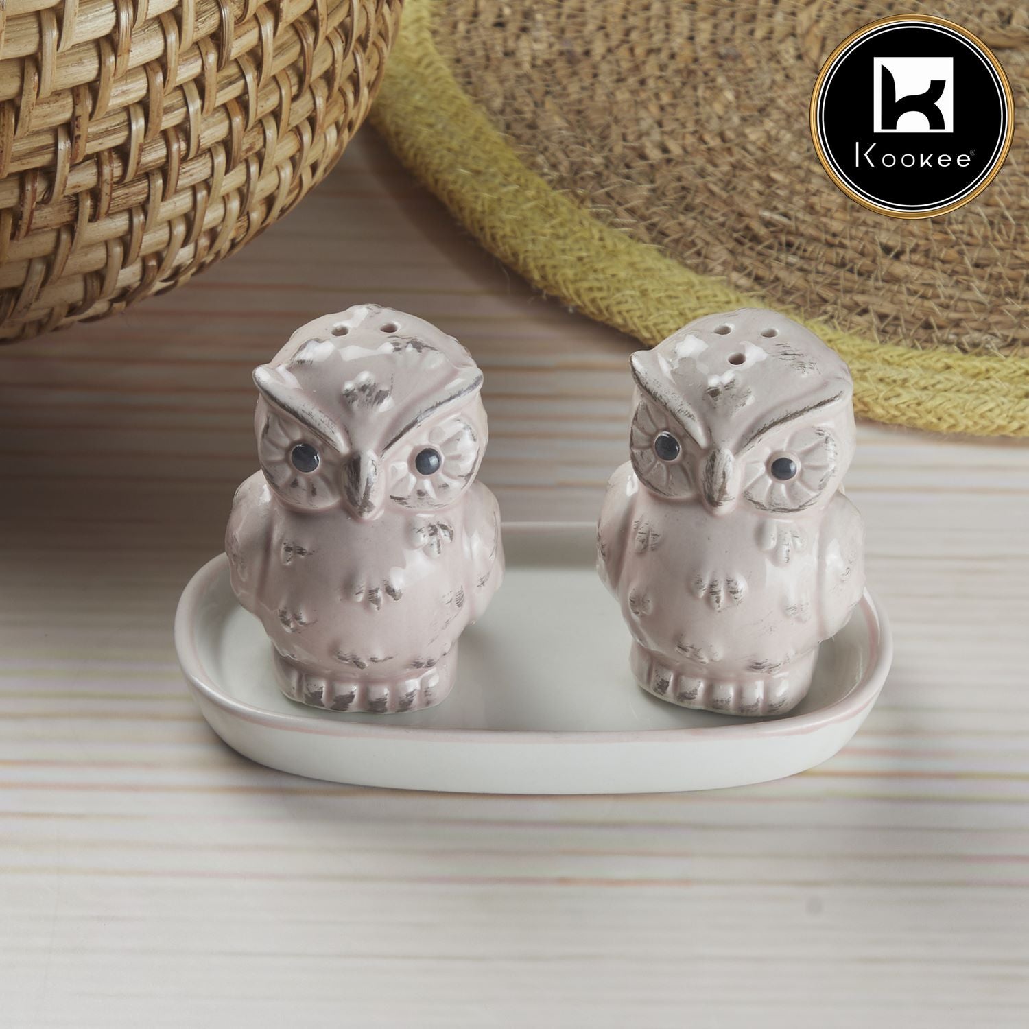 Kookee Salt and Pepper Sets, Pink, ART08447