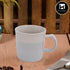 Kookee Ceramic Coffee or Tea Mug with Handle for Office, Home or Gifting - 250ml