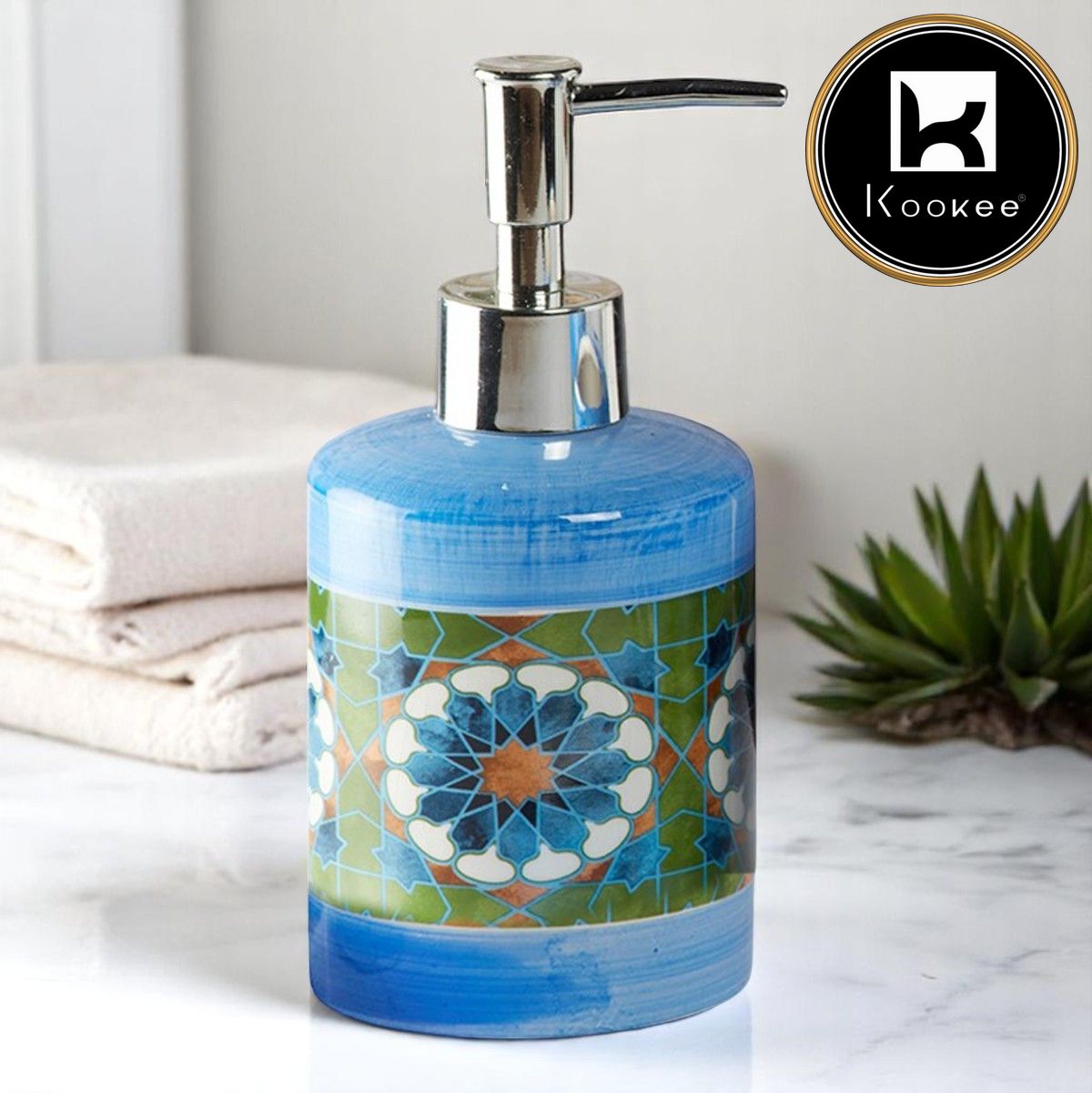 Kookee Ceramic Soap Dispensers, 1 piece (8471-SD)