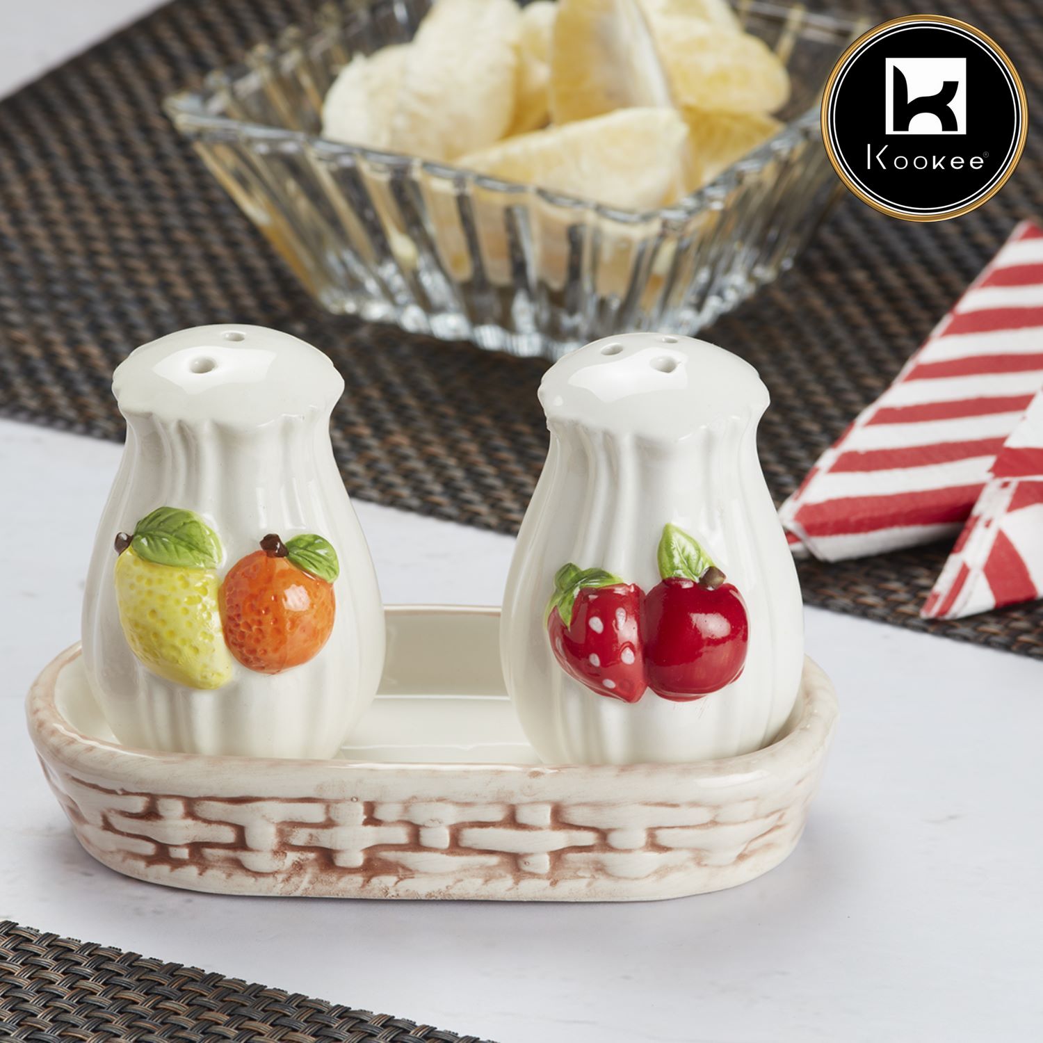 Kookee Salt and Pepper Sets, White, ART08531
