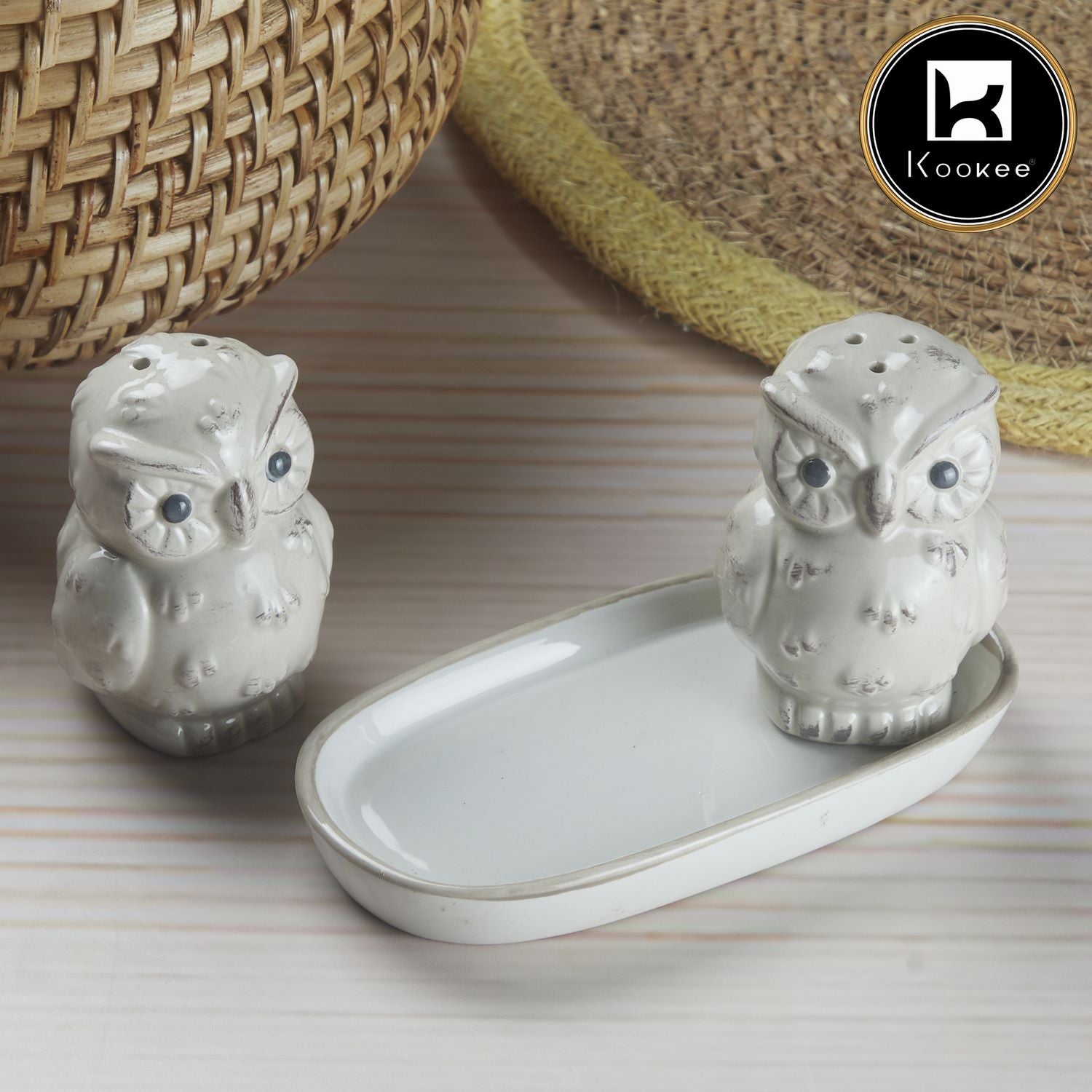 Kookee Salt and Pepper Sets, Grey, ART08532