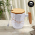 Kookee Fancy Ceramic Coffee or Tea Mug with Lid and Handle with Spoon for Office, Home or Gifting