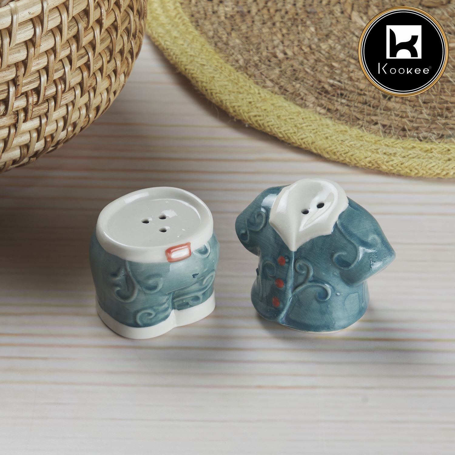 Kookee Salt and Pepper Sets, Turquoise , ART08560