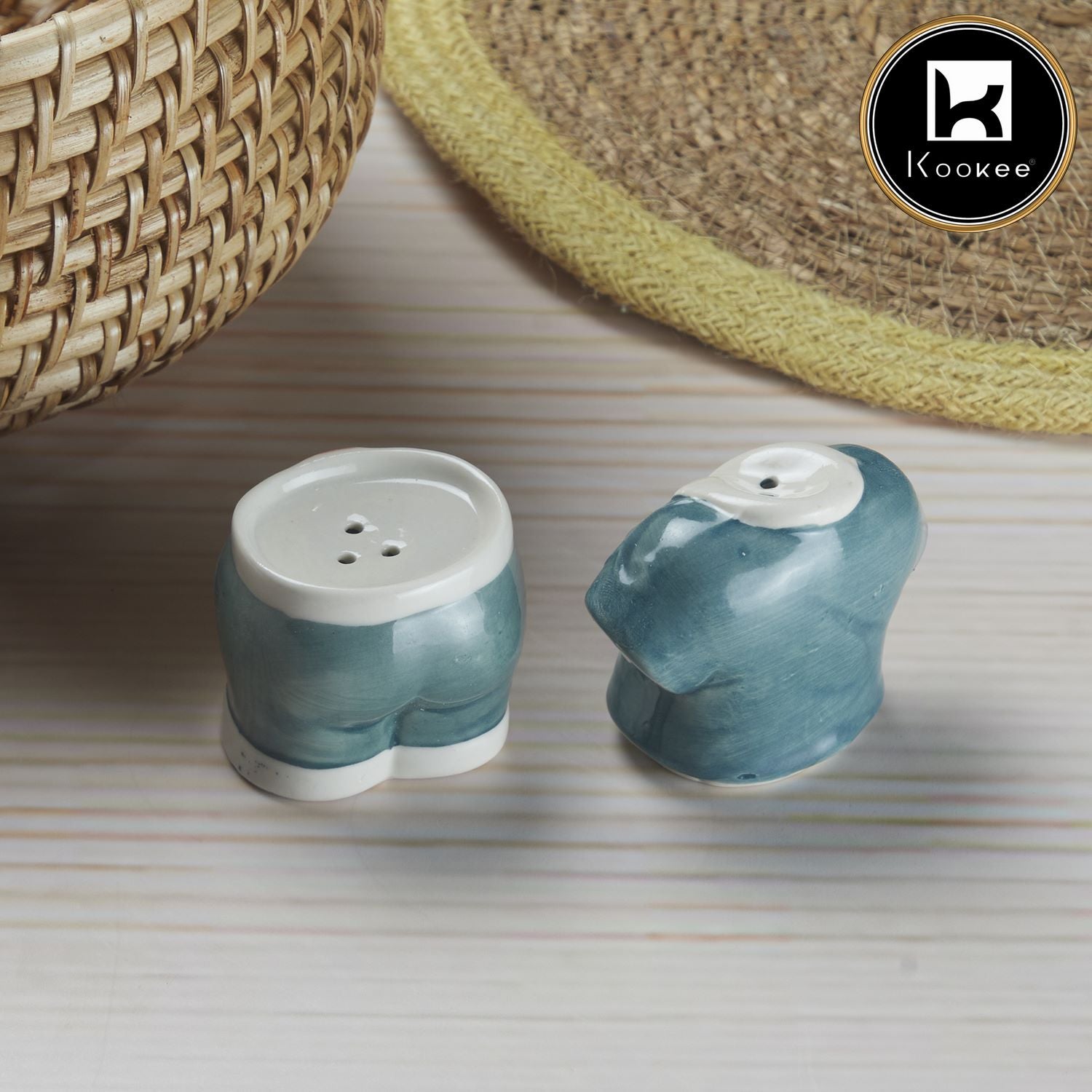 Kookee Salt and Pepper Sets, Turquoise , ART08560
