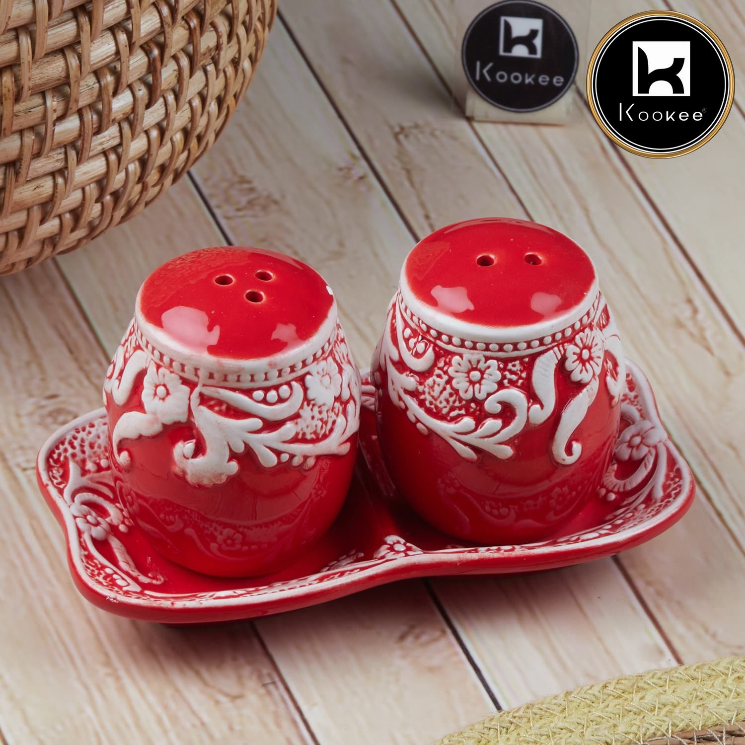 Kookee Salt and Pepper Sets, Red, ART08565