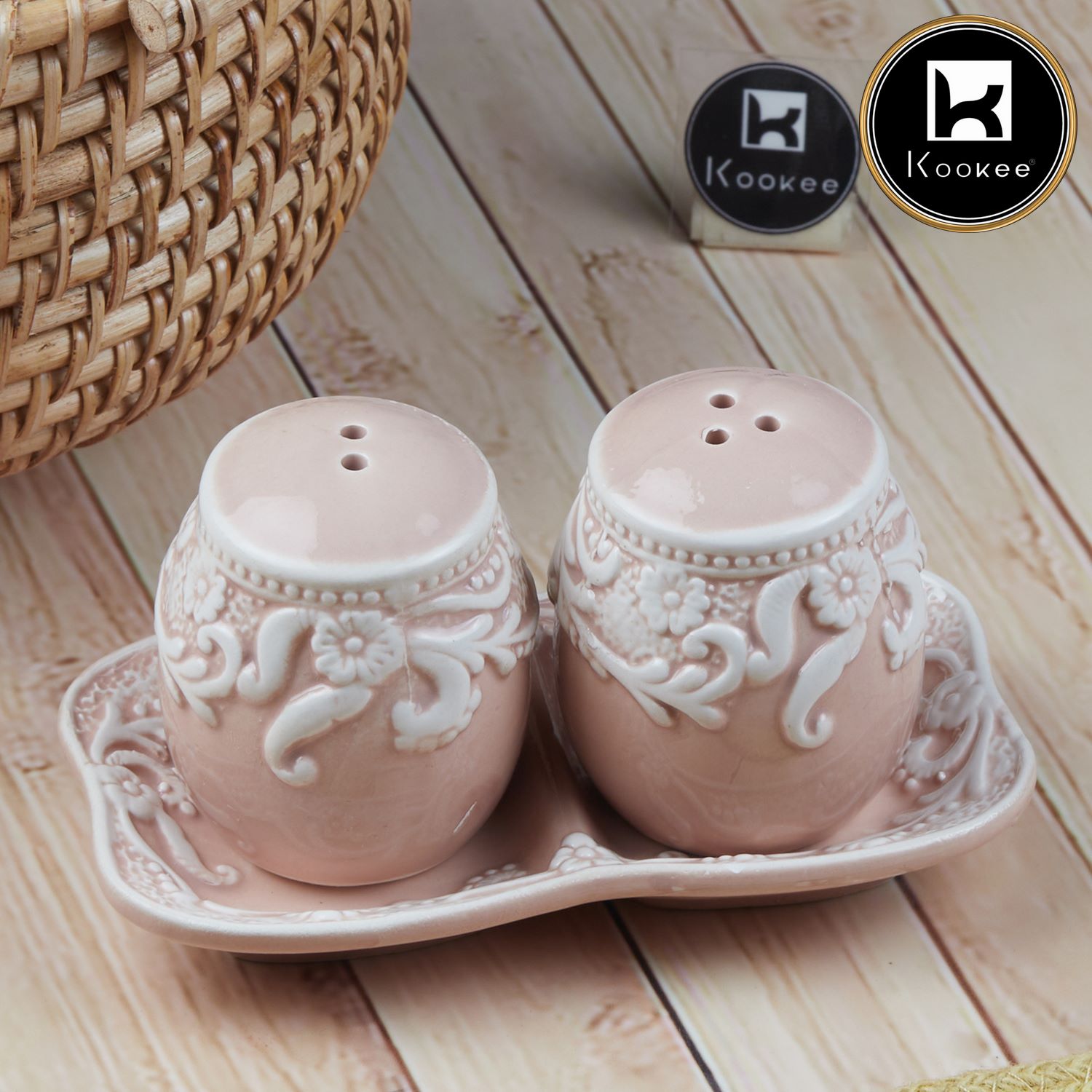 Kookee Salt and Pepper Sets, Pink, ART08566