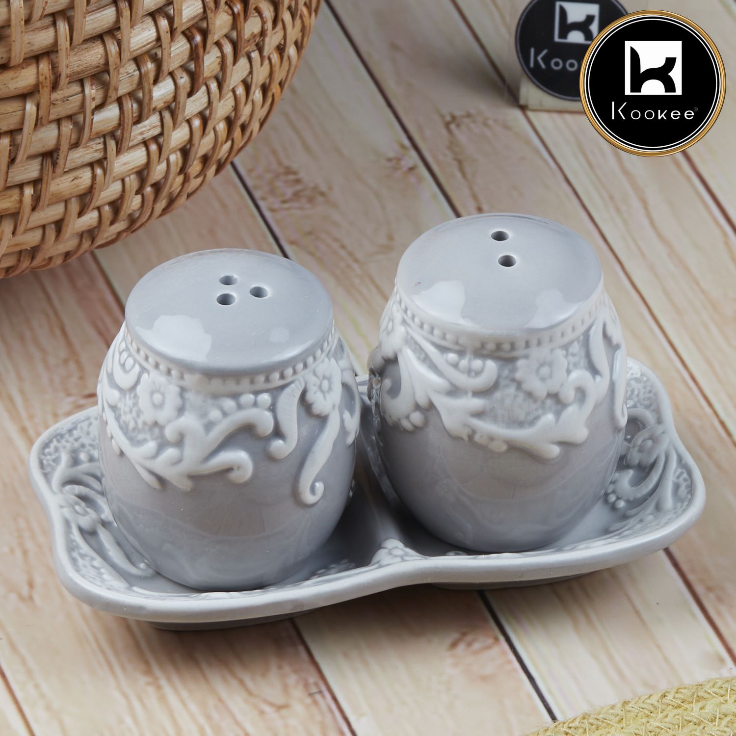 Kookee Salt and Pepper Sets, Grey, ART08567