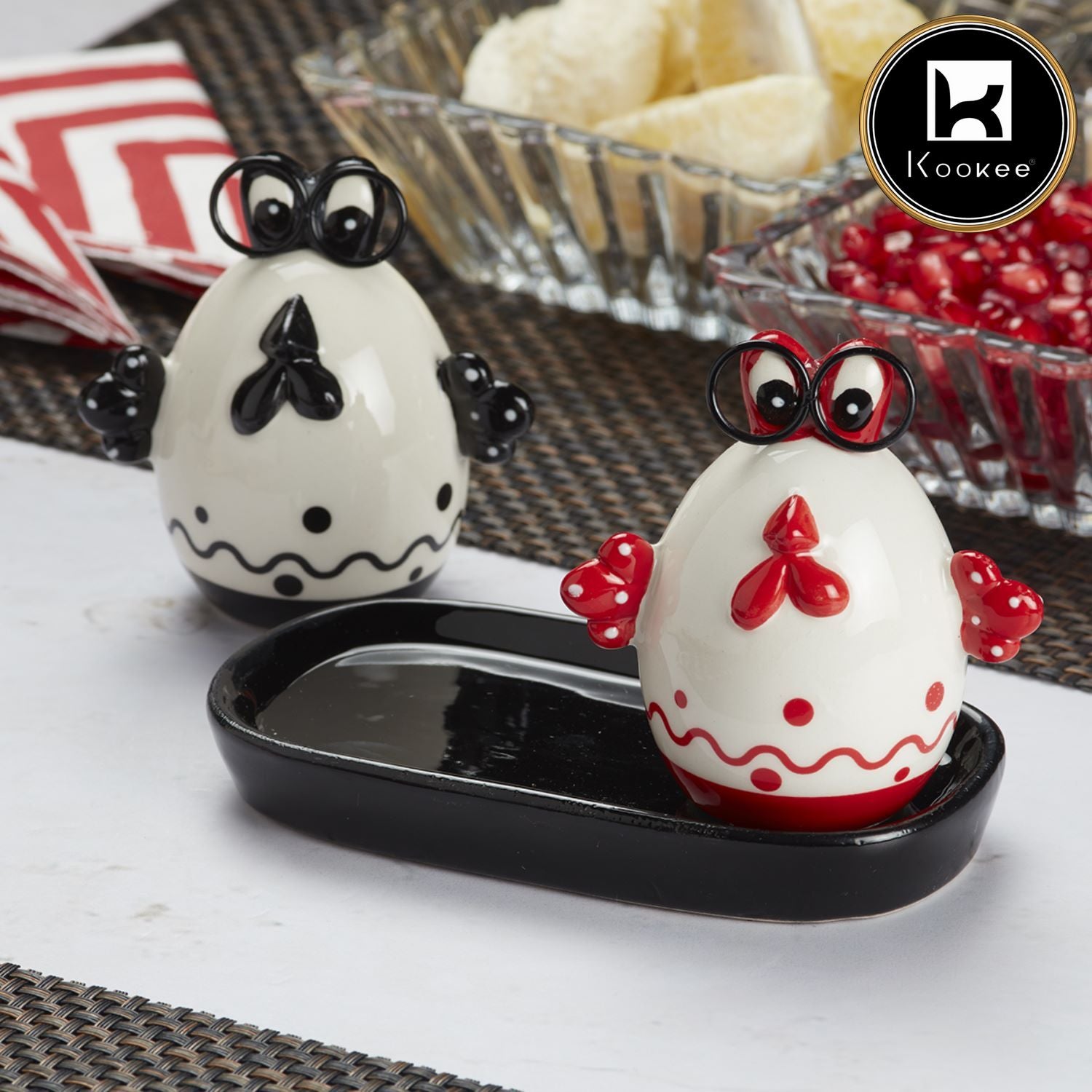 Kookee Salt and Pepper Sets, Black, ART08571