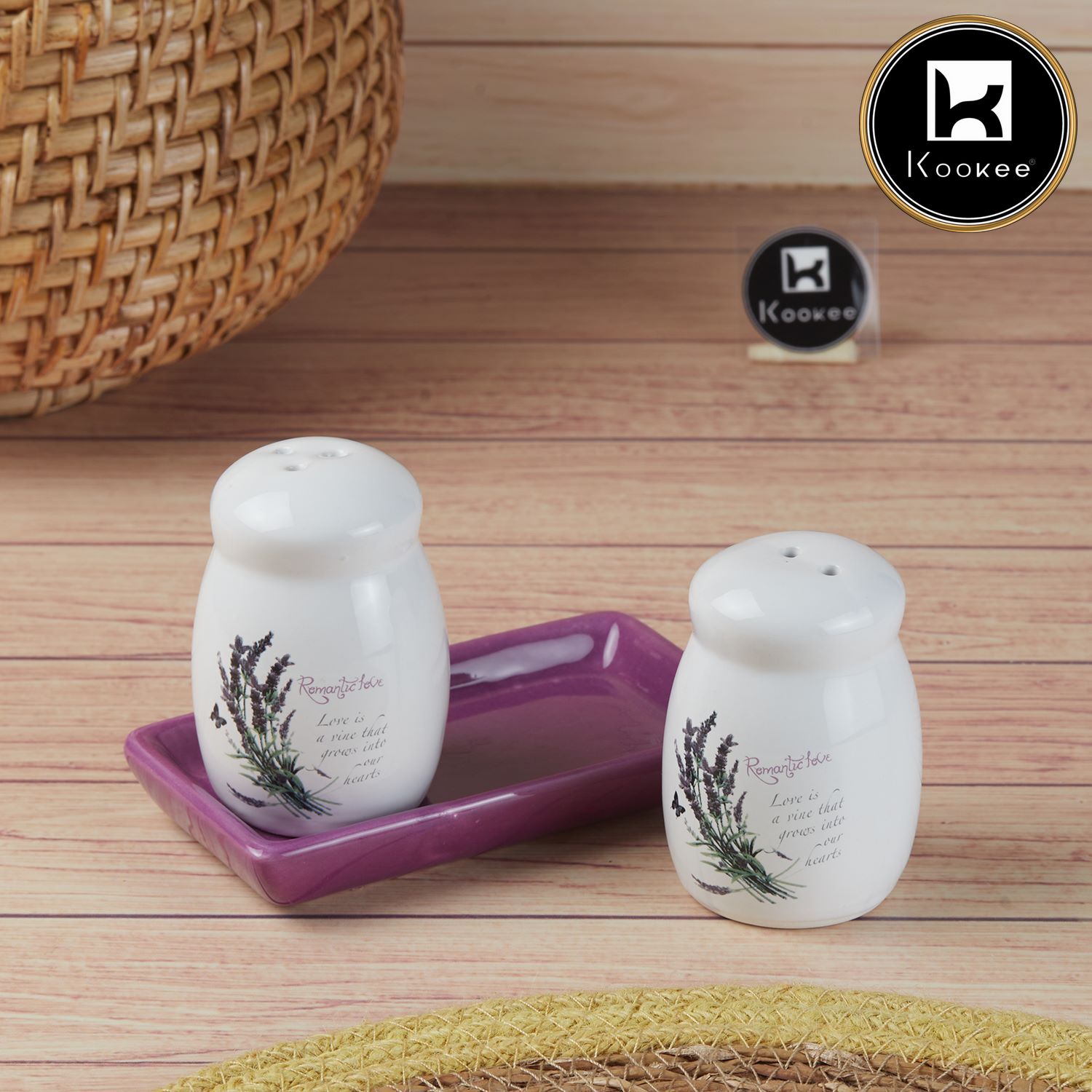 Kookee Salt and Pepper Sets, Purple, ART08594