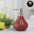 Ceramic Soap Dispenser for handwash for Bathroom, Red, (Set of 1) (8646)